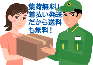 着払いで発送